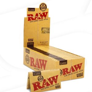Raw - Single Wide Classic - Pack of 25 Rolling Papers