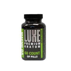 Luxe Premium Kratom Green Strain Pills Maeng Da - 60 Count