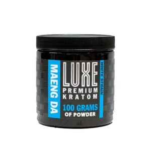 White Strain Luxe Premium Kratom Maeng DA - 100 Grams Of Powder