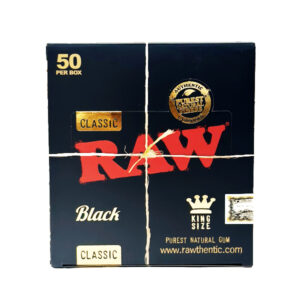 RAW BLACK EDITION KING SIZE 50 per box
