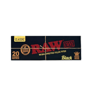 Black Rolling Papers King Size Classic 20 Cones Per Pack