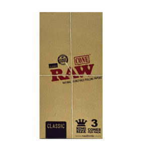 Classic King Size Rolling Papers 3 Cones Per Pack