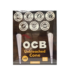 OCB Unbleached Cone 1.25 Size X6