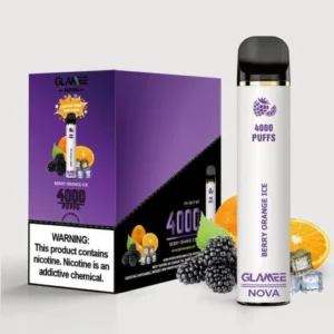 Glamee Nova Disposable Vape Device - Berry Orange Ice