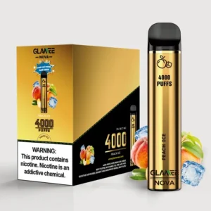 Glamee Nova Disposable Vape Device - Peach Ice