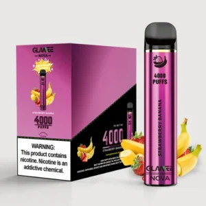 Glamee Nova Disposable Vape Device - Strawberry Banana