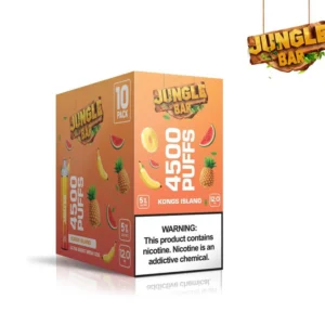 Jungle Bar Disposable Vape 4500 PUFFS Kongs Island