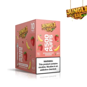 Jungle Bar Disposable Vape 4500 PUFFS Strawberry Banana