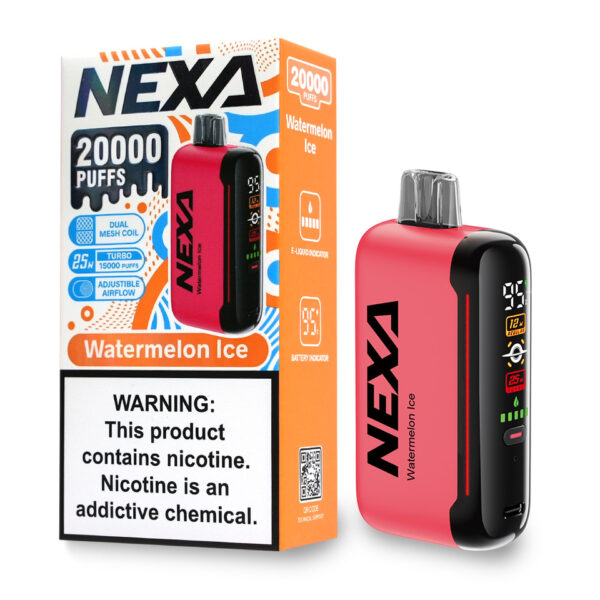 NEXA N20000 20ML 20000 PUFFS DISPOSABLE VAPE WATERMELON ICE