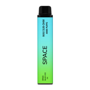 Space Max Sub-Ohm 10mL Disposable Vape (5%, 4000 Puffs) Black Ice
